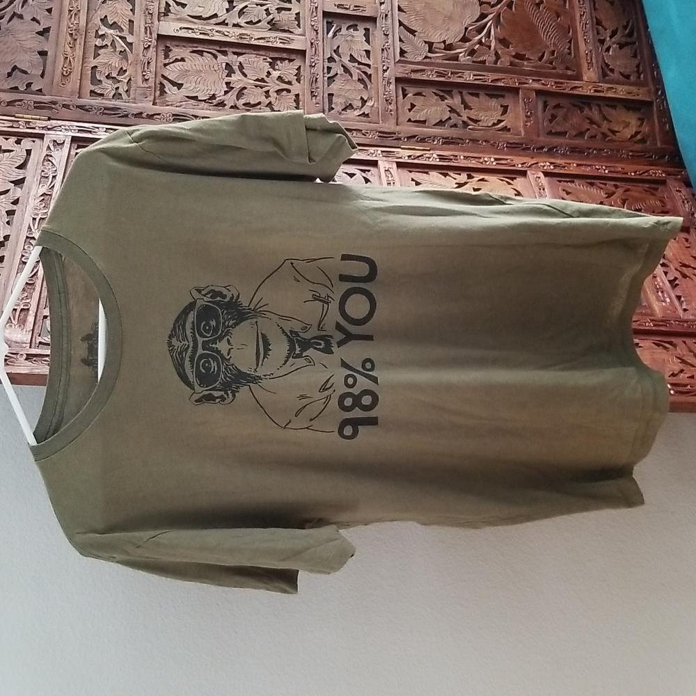 Chimpanzee DNA nerd shirt